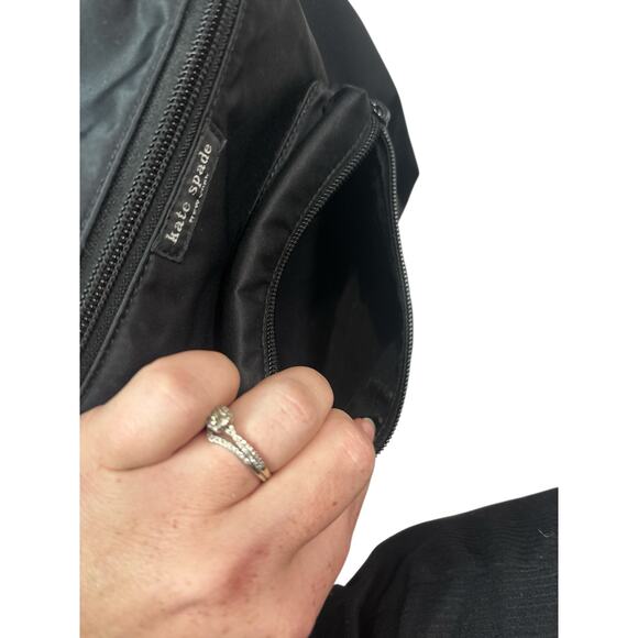 Kate Spade Black Nylon Mini Backpack Bag Utility
Chic Y2K Style - Picture 6 of 6